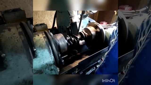 Расточка блока цилиндров Nissan процесс работы