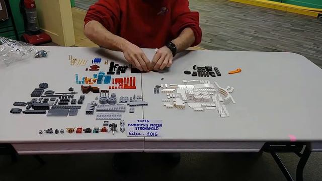 Lego Set Knolling - 70226 Mammoth's Frozen Stronghold смотреть онлайн