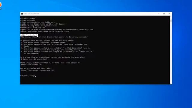 Docker for QA Testers first container - Hello World דוקר למתחילים הרצת קונטיינר ראשון