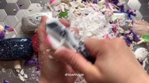 Резка мыла крашенного лаком /ASMR cutting dry varnished soap