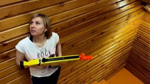 Nerf war monster of the house Нерф вар вторжение монстров в дом