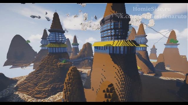 HomieSide Naruto minecraft server. Beta map version. смотреть онлайн