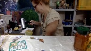 Мастер класс декупаж стеклянной банки "Медовая баночка"