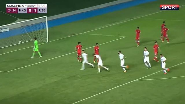 Файзуллаев забил гол за сборную Узбекистана U23