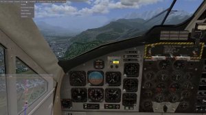 FlightGear - Малая авиация: Мюнхен - Зальцбург - Любляна на DHC-6