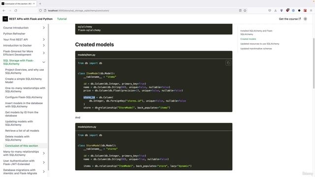 06 - Store data in a SQL - 010 Conclusion of this section смотреть онлайн