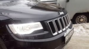 Jeep Grand Cherokee, работа омывателя фар
