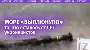 «ПТУР *** или ПЗРК?»: Черное море выбрасывает «остатки» от ДРГ ВСУ