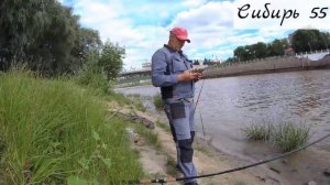 Рыбалка в будний день на реке Омь. (Вечëрка)