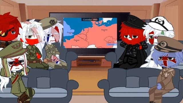 Реакция стран из прошлого||Past Countryhumans React||Countyhumans||by:Raychel Fors