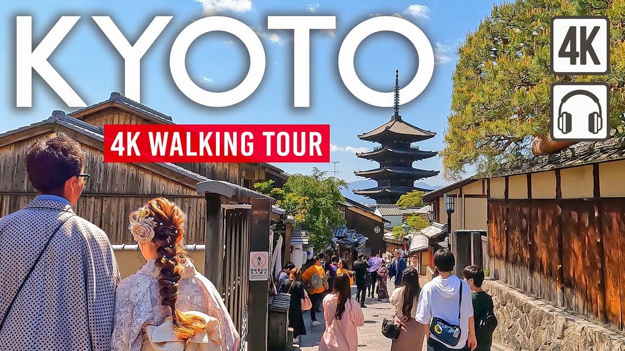 Киото, Япония - Пешеходная экскурсия по городу Киото - Отдых в Японии - Обзор Японии