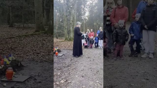 День рождения Бандеры на его могиле в Мюнхене 01.01.2023 смотреть онлайн