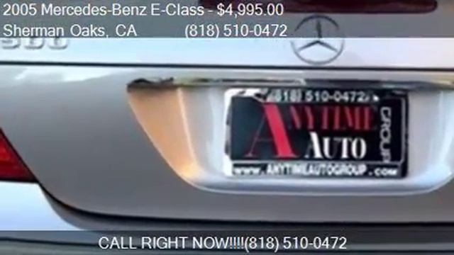 2005 Mercedes-Benz E-Class E 500 4dr Sedan for sale in Sherm смотреть онлайн