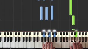 The Beatles - Let it Be - Piano Tutorial Easy SLOW - How To Play (Synthesia)