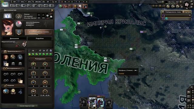 Челлендж за Чейнджлингов в Hearts of Iron 4: Equestria at War - Ульи смотреть онлайн