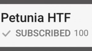 Congratulations Petunia HTF :D