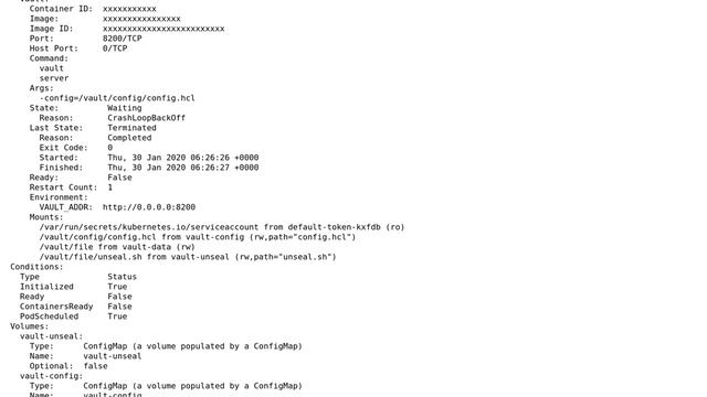 DevOps & SysAdmins: Vault pod going to crashLoopBackOff state on restarting смотреть онлайн