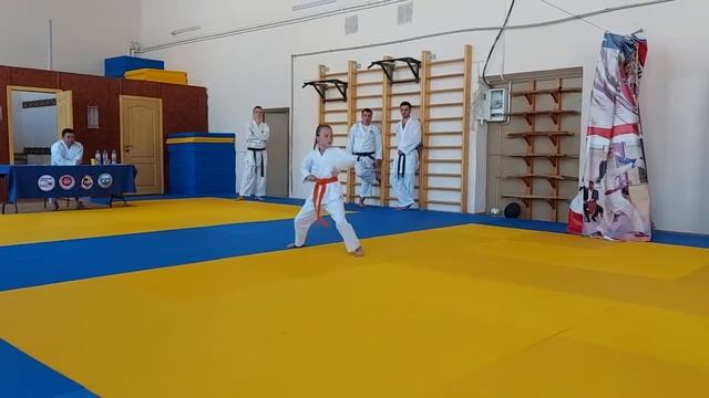 #ката #каратэ #хейан Сандан #зеленыйпояс #6 кю