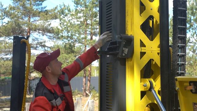 Фундамент - забивные железобетонные сваи. смотреть онлайн