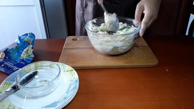 Тестим рецепты ВКУСнотенько : Салат ЗАГАДКА от Вкусной Минутки