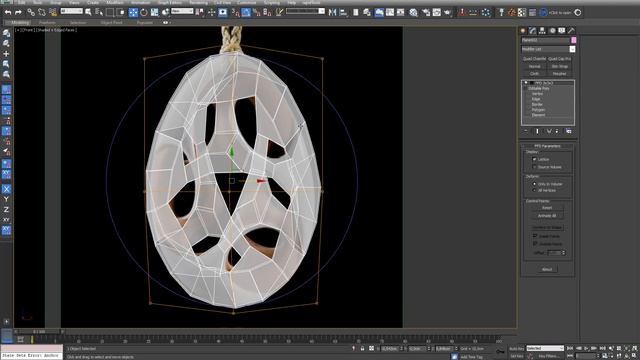 Процесс моделирования амулета в 3dsmax