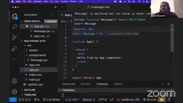 #CodeWithCam: Create A Multi Page React App (Vite + React-Router Dom)