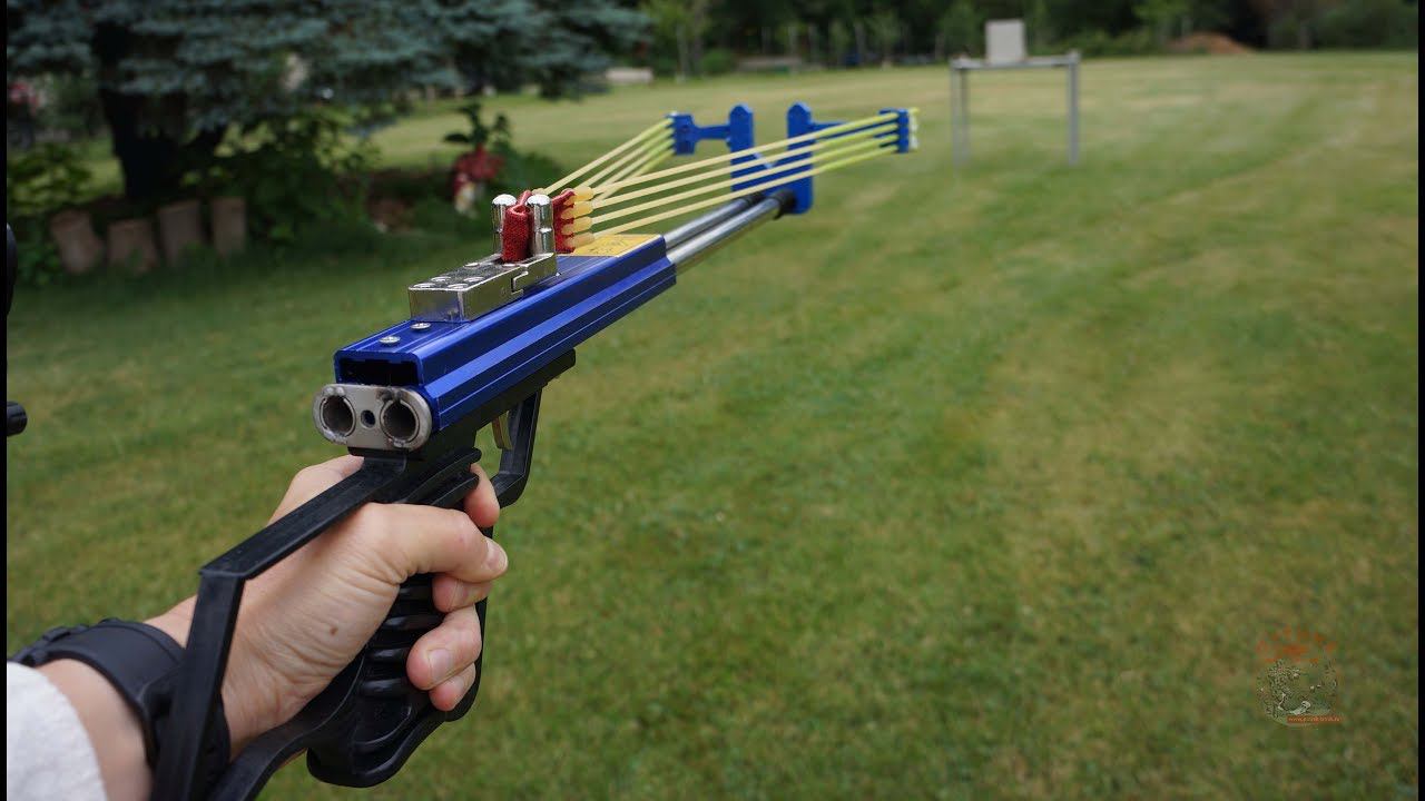 Самые мощные рогатки. Powerful slingshot смотреть онлайн