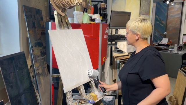 СУПЕР☝️ПРОСТО/Декоративная штукатурка облегченная?/ТАМПОВКА смотреть онлайн