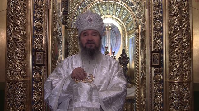 В ПРАЗДНИК ВОЗНЕСЕНИЯ ГОСПОДНЯ АРХИЕПИСКОП ЮСТИНИАН СОВЕРШИЛ ЛИТУРГИЮ В КАЗАНСКОМ СОБОРЕ ЭЛИСТЫ. смотреть онлайн