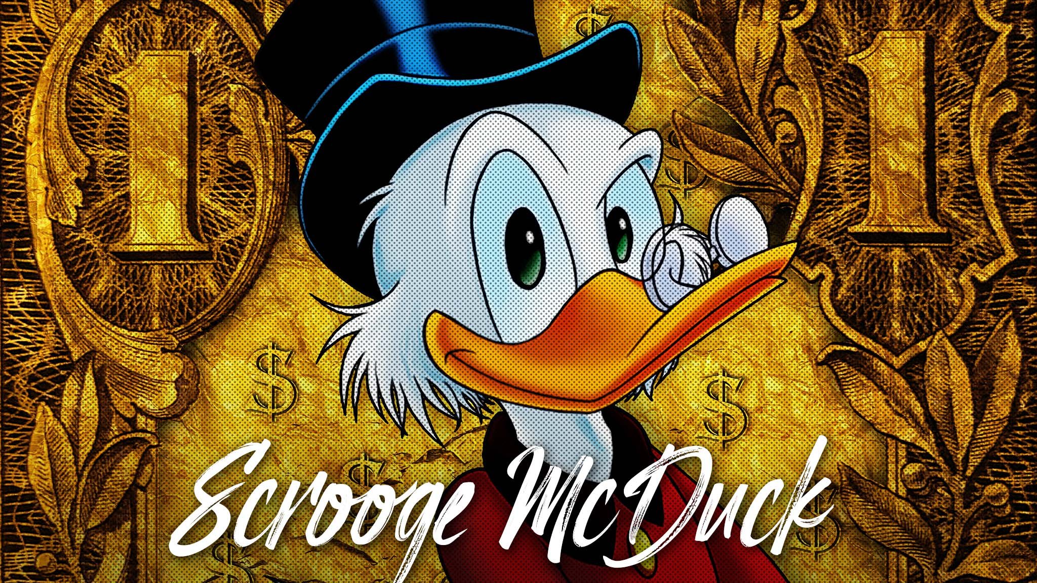 ДЕНЕЖНАЯ КАРТИНА - Скрудж Макдак и доллар | Scrooge McDuck