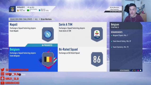 FIFA19|OMG!NEW TOTS(95) SBC DRIES MERTENS😍💯!IS HE WORTH 1,000,000 COINS? смотреть онлайн