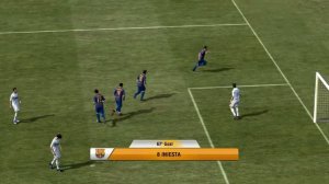 FIFA 12 Online- Iniesta amzing trick goal