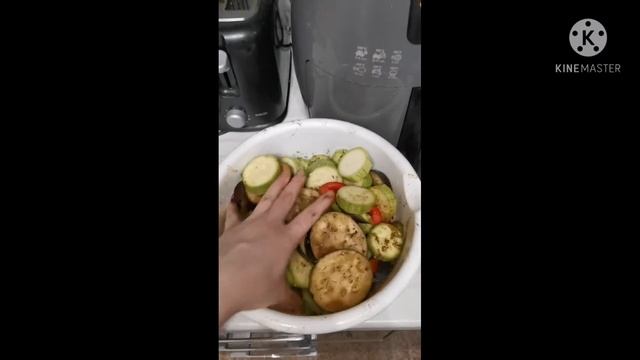 Овощи в аэрогриле! Вкусно и быстро??~Готовка~?