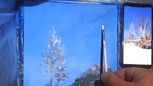 Как нарисовать пейзаж маслом. Видео урок рисования для начинающих