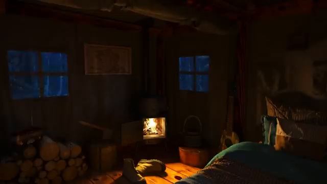 I'm ALONE in the Deep Winter Forest, in a CAMPING TENT ... смотреть онлайн