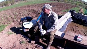 Культивация мотоблоком Нева