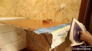 Ободралась мебельная кромка. Замена феном и утюгом.