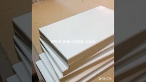 Кромление фасадов 3D кромкой. Изготовление образцов с акриловой кромкой