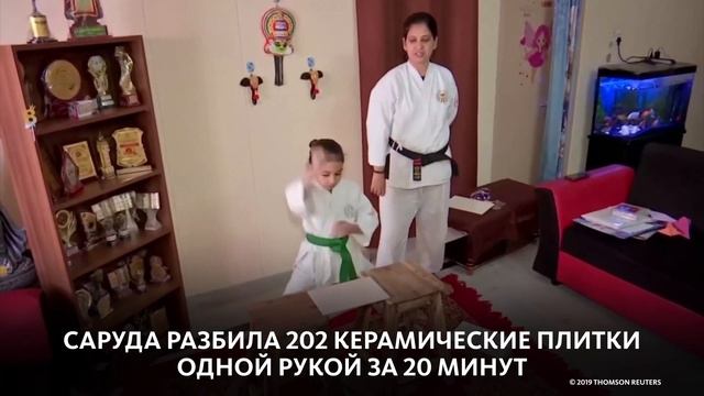 МИРОВЫЕ РЕКОРДЫ ИНДИЙСКОЙ ДЕВОЧКИ