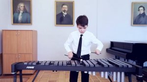 Кукушка.  Л. Дакен. Ксилофон. Андрианов Георгий, 10 лет