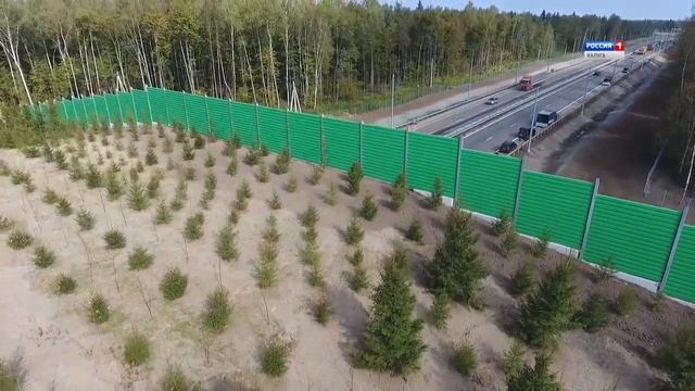 Мост для животных. Как выглядит первый в России Экодук смотреть онлайн