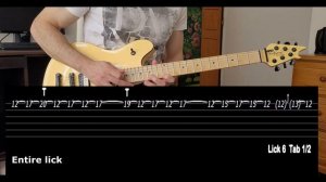 As above so below - solo lesson with tabs ( Yngwie Malmsteen )