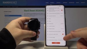 Hard Reset Huawei Watch GT 2 Sport via Applicatoin