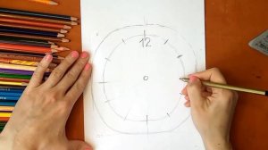 Как нарисовать часы. Онлайн-школа рисования "Малевашки"