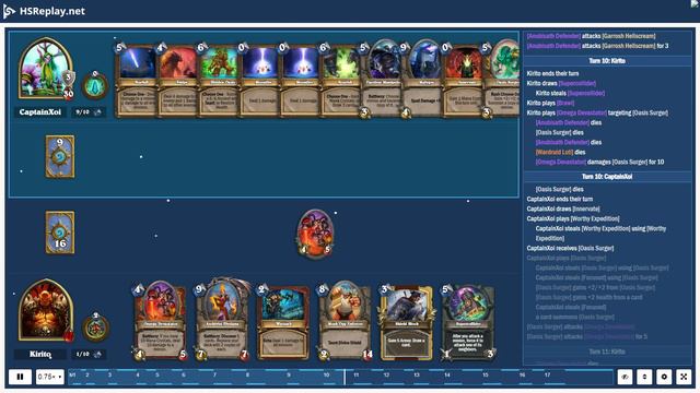 ProGaming - Hearthstone, Malygos Quest Druid(4) vs Control Warrior(5) by CaptainXoi and Kirito, R.. смотреть онлайн