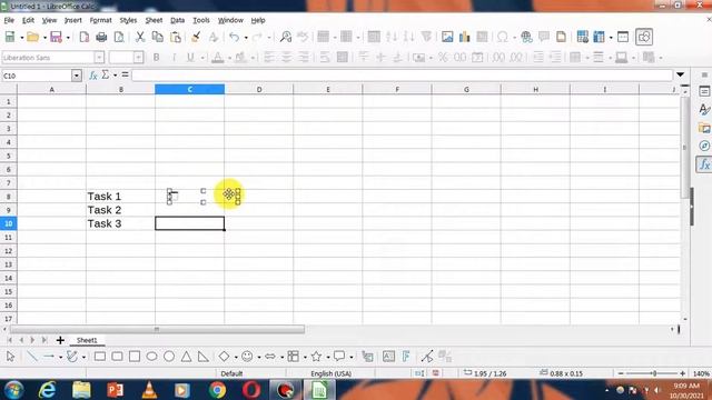 How to add Check Boxes in Libreoffice calc