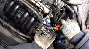 Ремонт стартера, чистка узлов двигателя, замена жидкостей, замена радиатора. Honda CR-V 2003 (RD-8)