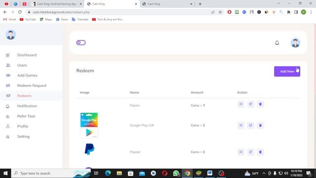 Cash King: Android Earning App with Admin Panel source code 2023