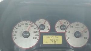 Fiat Grande Punto 1.9 JTDm acceleration 80-180 km/h