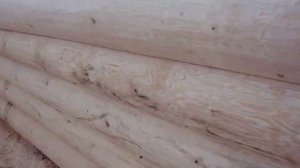 Сруб бани 3х5 в лапу с террасой 2,5 м